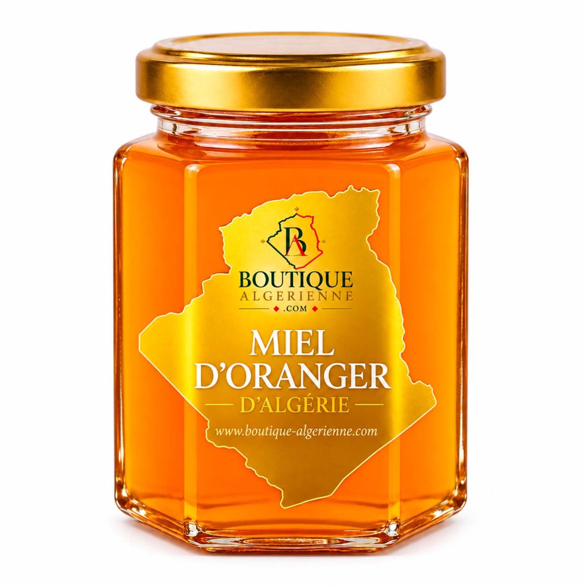 Miel de azahar de Argelia - Tarro de cristal de 250 g